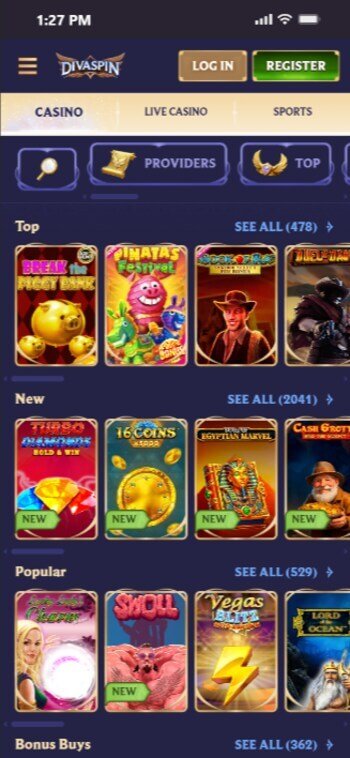 Introduction to divaspin casino app